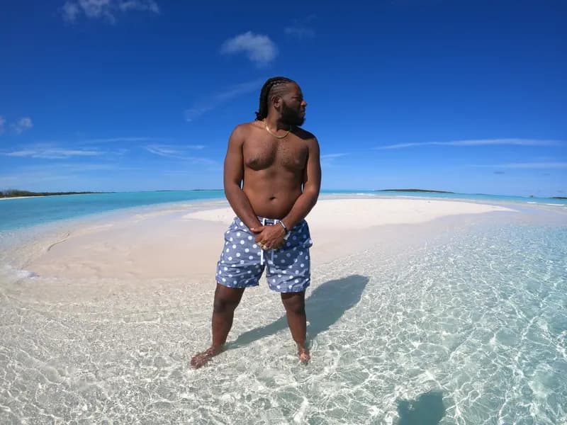 Polka-Dot Swim Shorts